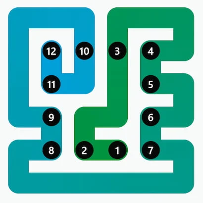 LinkedIn Zip #242 Answer Solution