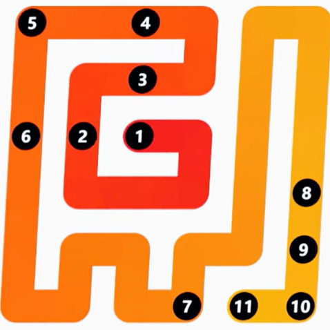 LinkedIn Zip #272 Answer Solution