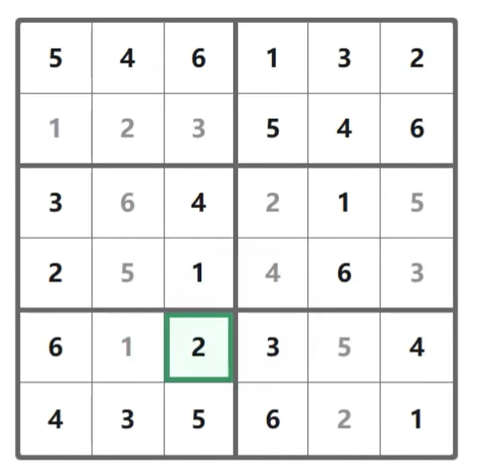LinkedIn Mini Sudoku #108 Answer Solution