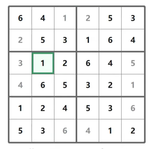 LinkedIn Mini Sudoku #124 Answer Solution