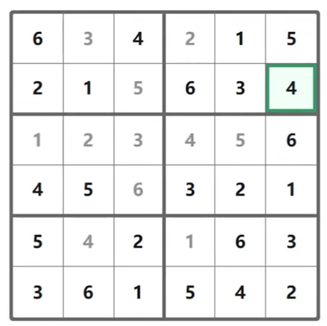 LinkedIn Mini Sudoku #129 Answer Solution