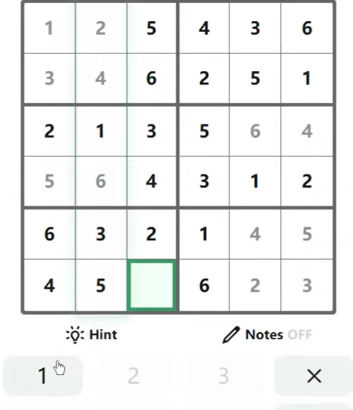 LinkedIn Mini Sudoku #130 Answer Solution