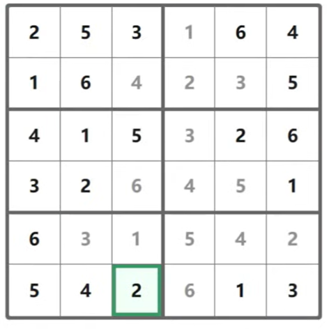 LinkedIn Mini Sudoku #135 Answer Solution