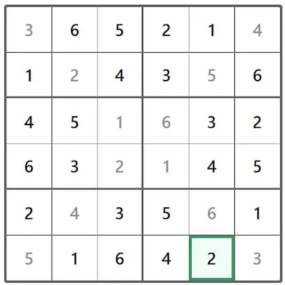 LinkedIn Mini Sudoku #66 Answer Solution
