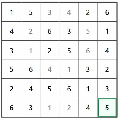 LinkedIn Mini Sudoku #73 Answer Solution