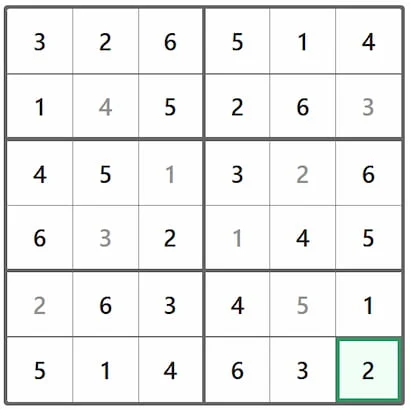 LinkedIn Mini Sudoku #89 Answer Solution