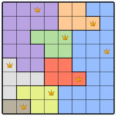 LinkedIn Queens #555 Answer Solution